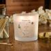 Personalised Large Double Wick Wedding Candle Gift with Green Clover Heart (Planet spa) - Buy Online on GoSupps.com