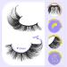 Buy ALICE Fox Eye Lashes - 3D Wispy Cat Eye & Anime Cosplay Eyelashes | Fluffy Manga False Eyelashes - 7 Pairs A001 - Buy Online on GoSupps.com