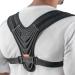 Lean Posture Corrector - Adjustable Posture Corrector for Women and Men Pain Relief Back Support Belt Neck Hump Corrector - Posture Adjustment Physiotherapy Treatment - Black Large