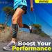 Spartos Calf Compression Sleeves (Pair) Medium - Shin Splint & Calf Pain Relief - Sports Support for Running, Cycling, Yoga - Black-M (Pack of 2) - Buy Online on GoSupps.com