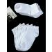 Cooraby 15 Pack Kids' Half Cushion Low Cut Athletic Ankle Socks - White, 8-10 Years - Buy Online on GoSupps.com