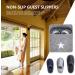 Buy 6 Pairs of Anti-Slip Felt Guest Slippers (Size 36-45) - Gray | Ideal for Family Hotel & Travel | Includes Storage Bags - Buy Online on GoSupps.com