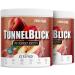 Pre -workout booster iced peach 2x440g - incredibly tasty - tunnel view Training booster with citrulline arginine taurine caffeine guarana and magnesium - optimally highly dosed - 100% vegan iced tea peach 20 portions (2 Pack)