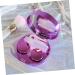 Lurrose Violet Contact Lens Container Kit - Travel Case & Organizer for Eyewear Accessories | Eye Care Box 7.5x3cm Purple - Buy Online on GoSupps.com