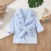 Soft Flannel Jelly Baby Bathrobe for Boys & Girls | Toddler Nightwear & Pajamas (3-4 Years) - Light Blue - Buy Online on GoSupps.com
