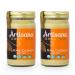 Artisana Organics Raw Cashew Butter (2 Pack) - No Sugar Added, Vegan and Paleo Friendly, Non GMO, 14oz Jar (2 Pack) 14 Ounce (Pack of 2)