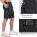 Little Donkey Andy Men's Quick Dry Stretch Shorts - Black Heather | Elastic Waist | 3X-Large - Buy Online on GoSupps.com