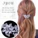 Wedding Hair Accessories Silver Diamante Bridal Hair Clips Sparkly Rhinestone Hair Barrettes Prom Hair Accessories French Hair Jewelry Hair Pieces for Women Bridal Bridesmaid - Buy Online on GoSupps.com