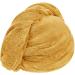 Quick-Drying Microfiber Hair Turban Towel - Soft Button Design for All Hair Types - 26x37 inches - Ideal for Women & Girls - Yellow - Buy Online on GoSupps.com