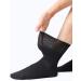 Polawind Black Edema Neuropathy Men's Diabetic Socks 10-13 Wide, 13-15 Extra Wide - Compression Crew, Non-Binding & Doctor's Choice - Buy Online on GoSupps.com