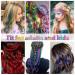 12 Colored Hair Extensions - 21 Inch Clip-In Highlights for Kids & Women - Light Pink Smooth Strands | Barsdar - Buy Online on GoSupps.com