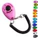 DogCatz Dog Puppy Teardrop Clicker Training Train Your Pet Dogs and Cats in Obedience (Pink)