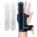 Finger Splint Brace Supports Middle Pinky Ring Metacarpals & Knuckles Left Right Adjustable Hand Braces Straightener for Trigger Fingers Splints Broken Arthritis Fracture Sprain Injury Tendonitis Left Hand Small/Medium