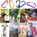 10 Pack 3 Aluminum Spring Snap Hook Carabiner D Ring - Camping, Fishing, Hiking, Traveling, Keychain Craebuer - Buy Online on GoSupps.com