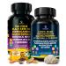 LetaGreen Sea Moss and Lion s Mane Bundle Wild Sea Moss Capsules and Lions Mane Supplement Capsules Mind Balance & Daily Wellness 240 Count Plant-Based Supplement