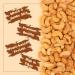 MUSKO Premium Whole Cashew Nuts - Jumbo Size 100g | Plant-Based Protein | Vegan Snacks | High Fiber & Natural | Roasted & Salted - Buy Online on GoSupps.com