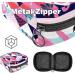 Womens Binding-Up Bags | Geometric Flamingo & Tropical Leaves | Portable Menstrual Pad & Tampon Storage | Multicolored Holder for School & Office - Buy Online on GoSupps.com