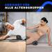 Fas Fit Fascia Roll & Ball Self-Massage Set - 6-Part Blue Set for Back & Spine - Includes Poster Exercise Book E-Book & Gym Bag - Neck Roller & Duoball 6 Series Black/Blue - Buy Online on GoSupps.com
