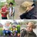 Taeku Buschhut - Men & Women Mesh Boonies Fishing Hat with Chin Strap | Outdoor Anglenhut - Khaki - Buy Online on GoSupps.com