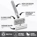 Buy Asipro Razor Planer Set - Eco-Friendly Metal Safety Razor for Men & Women | 10 Blades Plastic-Free Zero Waste - Stainless Steel Wet Shaver (X-Silver) - Buy Online on GoSupps.com
