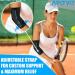 APOYO Elbow Brace for Tendonitis and Tennis Elbow - Compression Sleeve for Men and Women - Adjustable Strap for Joint Pain Relief - Ideal for Weightlifting, Arthritis, and Workouts (Large, Blue) - Buy Online on GoSupps.com