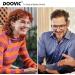 DOOViC Blue Light Filter Reading Glasses - Square Frame Large Lenses Prescription 1216 Black (2.25x) | Shop Internationally - Buy Online on GoSupps.com