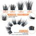 Shop Kmilro Lash Clusters - 72 Pcs DIY Eyelash Extensions C D Curl 10-16mm Mega Volume Fluffy & Natural - Perfect for At Home Use - Buy Online on GoSupps.com