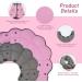Iecoii Dog Cone - Soft Adjustable Leak Protection Collar for Small Dogs & Cats | Post-Op Licking Prevention - Pink - Buy Online on GoSupps.com