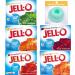 Jell-O Sugar Free Gelatine Powder American Food Variety Flavours 8.5g x 5 Silicone Jelly Mold - Buy Online on GoSupps.com
