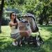 NEVEQ Babilation Wicking Pack | Large Capacity Multi-Compartment Travel Backpack for Diapers | Waterproof Baby Bag with Fan & Flasher - Gray & Pink - Buy Online on GoSupps.com