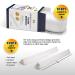 Serta Perfect Sleeper Foam Bedrail 2pk - Toddler & Kids Guardrail with Water-Resistant Non-Slip Cover - Machine Washable - White - Buy Online on GoSupps.com