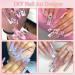 BELICEY 1000PCS 3D Nail Charms - Cute Butterfly Bow Star Heart & Moon Designs for Nail Art DIY - Includes Picker Pencil & Tweezer - Pink & White Flower Collection - Buy Online on GoSupps.com