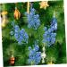 HOMSFOU 12pcs Christmas Imitation Berries Christmas Flower Sprays Artificial Glitter Berry Stem Christmas Berries Picks Christmas Decor Christmas Berry Stems Home Decor Foam Flash Filler Blue 19X5X5CM - Buy Online on GoSupps.com