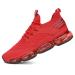 Kapsen Mens Running Shoes Air Cushion Tennis Walking Sneakers Casual Sport Gym Jogging 9.5 4-red