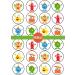PRECUT Monsters Edible Cupcake Toppers - Monsters Birthday Party Theme Premium Thickness SWEETENED VANILLA - wafer card disc cake decorations (Pack of 24) - Buy Online on GoSupps.com