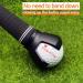 SisterAling Golf Ball Retriever Grabber | 3-Prong Claw Pick Up Tool | Back Saver | Putter Grip Suction Cup | Pack of 3 | Black - Buy Online on GoSupps.com