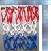 Small Net Replacement for 12 Loops Mini Basketball Hoop , 8"-10.25" Rims, All Weather Anti Whip