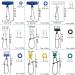 Fishing Line Sinker Slide with Snap - High-Strength Braid Line Sinker Slider - 60pcs White - for Catfish Bank Surf Fishing - Buy Online on GoSupps.com