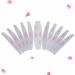 12 PCS Professional Nail Files Set - 100/180 Grits Double-Sided Emery Boards for Acrylic & Natural Nails - Long Lasting White Nail File Kit - Buy Online on GoSupps.com