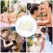 25 Wedding Hairpins - Bridal Jewelry U-Shaped Rhinestone Hair Clips with Pearls & Flowers for Brides & Girls - International Shipping - Buy Online on GoSupps.com