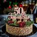 50 & Fabulous Glitter Cake Topper - Happy 50th Birthday & Anniversary Party Decor (Rose Gold) - Buy Online on GoSupps.com
