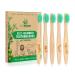 EcoShoots Kids Bamboo Toothbrushes with Super Soft Bristles | Pack of 5 Kids Toothbrushes | Eco-Friendly Natural Wooden Childrens Toothbrush | Organic Biodegradable Handle | BPA Free Kids Toothbrush Kids 5 Pack