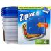 Ziploc Container, Small Square - 40 oz - 4 Count (Pack of 1)