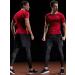 NELEUS Men's Compression Athletic Workout T-Shirt - Black/Grey/Blue - Medium - Buy Online on GoSupps.com
