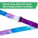NetroxSports Adjustable Yoga Belt 240cm | Stretching Yoga Band for Men & Women | Adjustable Ring | Ideal for Pilates Meditation & Sports - Violet - Buy Online on GoSupps.com