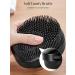 HEETA Exfoliating Silicone Body Brush Scrubber - Soft Bristles for Wet and Dry Brushing - Buy Online on GoSupps.com