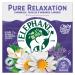 Elephant Pure Relaxation Infusion Chamomile Orange Leaf and Lavender Flavor 100% Natural Ingredients 20 Sa