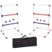 Amazon Basics Ladder Toss Outdoor Lawn Game Set with Soft Carrying Case - 22 x 26 x 38 Inches, Red and Blue