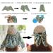Paciffico 2-in-1 Foldable Sun Visor | Wide Brim Quick-Drying LSF 50+ | Ideal for Beach Travel Cycling & Camping | Size #4 - Buy Online on GoSupps.com