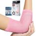 Doctor Developed Ladies Pink Elbow Compression Sleeve and Doctor Written Handbook- RELIEF from Tennis/Golfers Elbow L (Pack of 1)